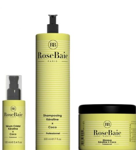 rose baie Gamme coco (shampoing + masque + serum)